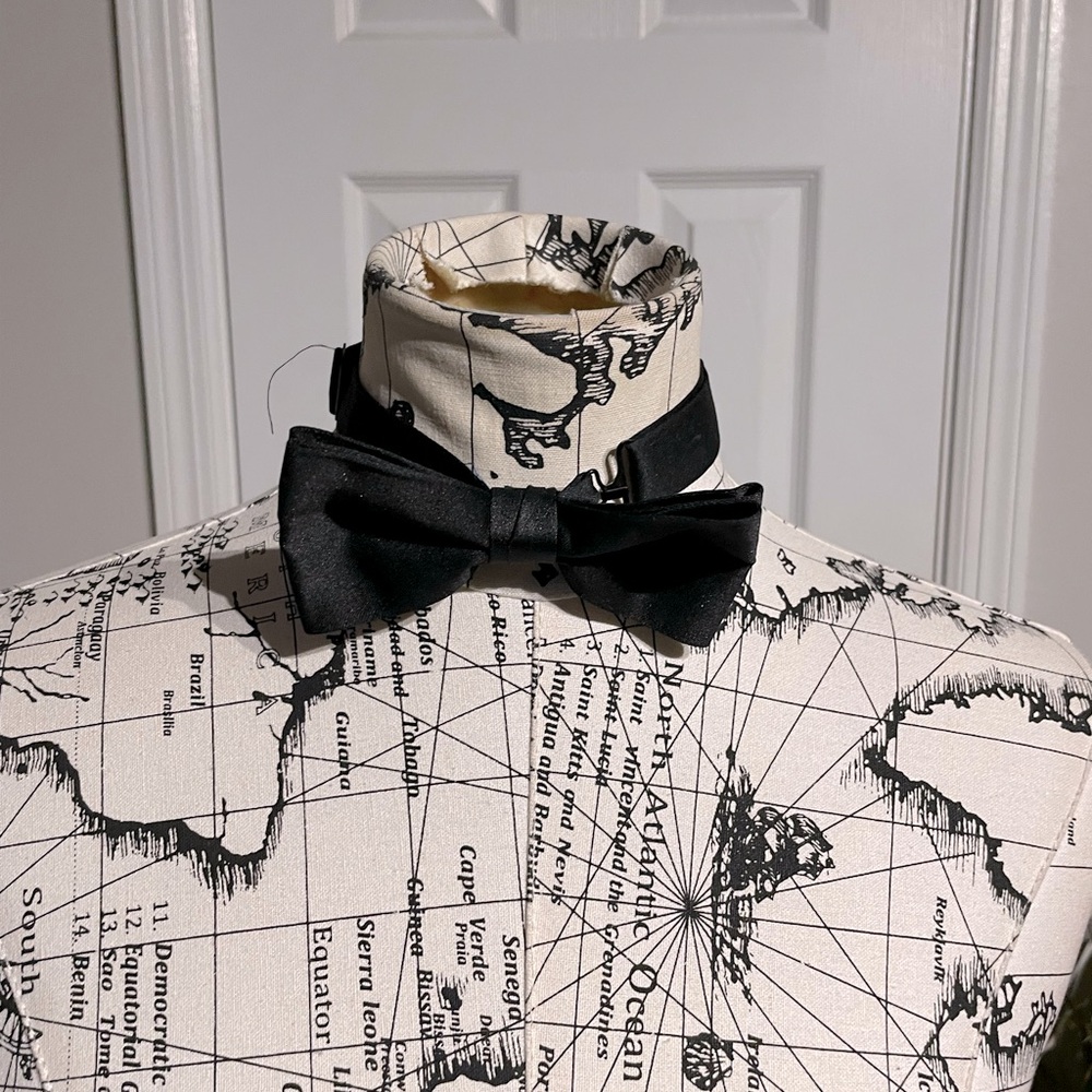 🎯Bow Solid Satin formal evening fancy tux suit party unisex tomboy masc preppy
